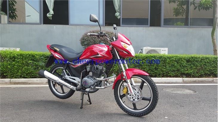 Red Chinese Copy Honda CG Motorcycle (2)