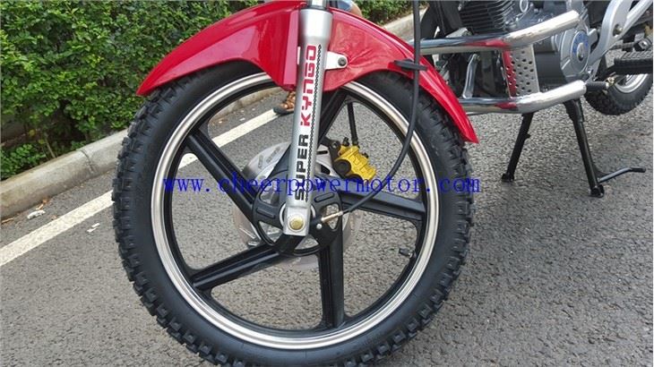 Red Chinese Copy Honda CG Motorcycle (6)