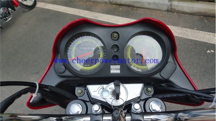 Red Chinese Copy Honda CG Motorcycle (7)